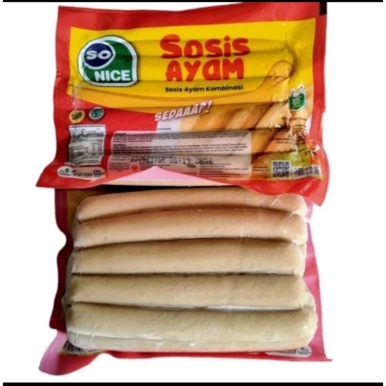 

SO NICE SOSIS AYAM ISI 15PCS