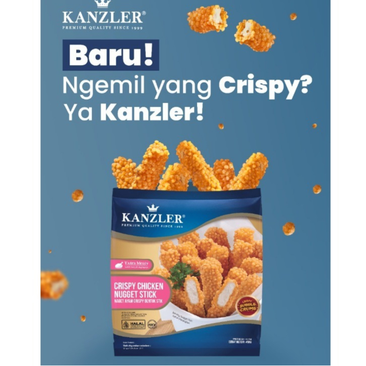

FROZEN FOOD KANZLER NUGGET CRISPY BENTUK STICK 450GRAM - DISASS JOGJA