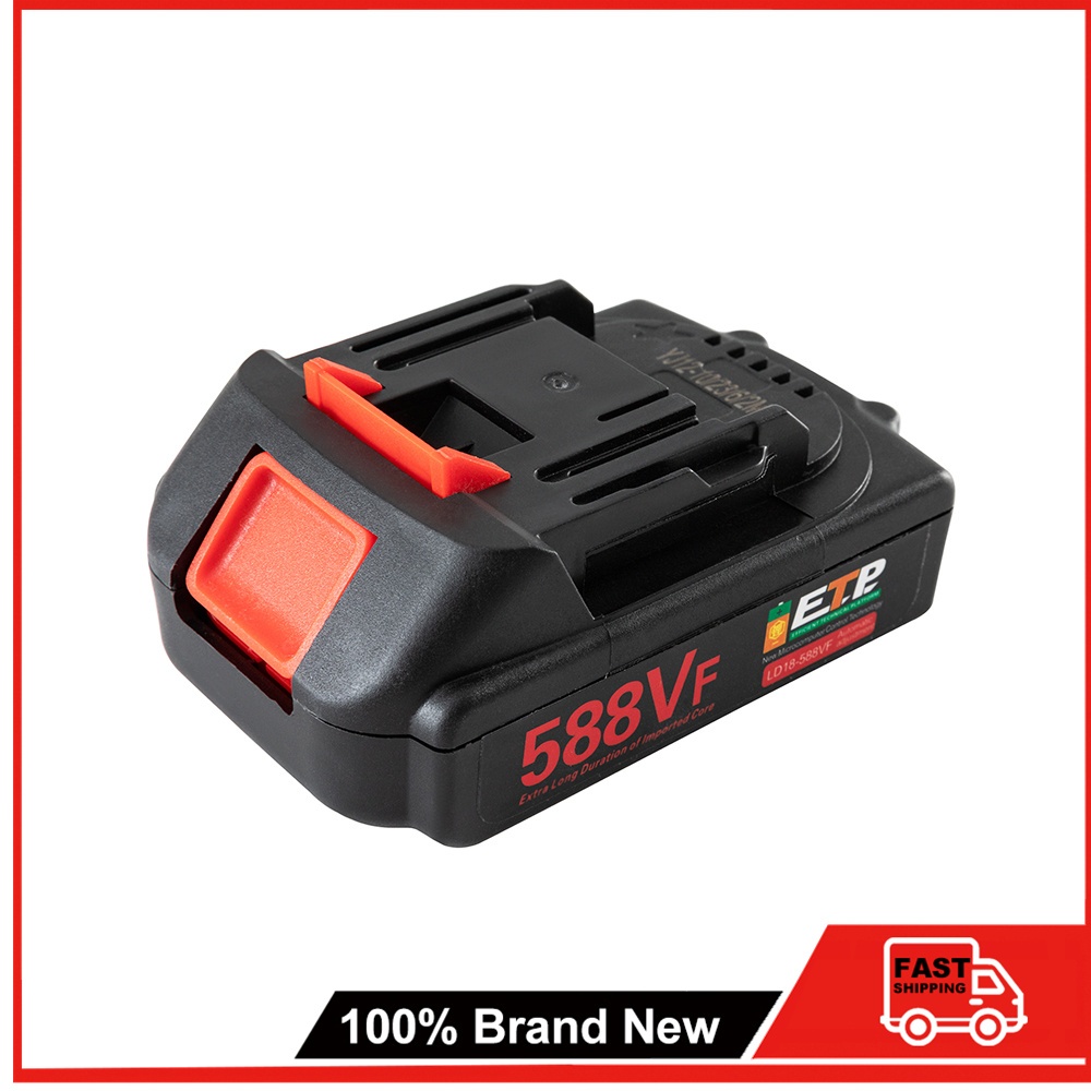 MANSOON⚡ 588VF Baterai Li-ion Kompatibel Dengan Alat Listrik