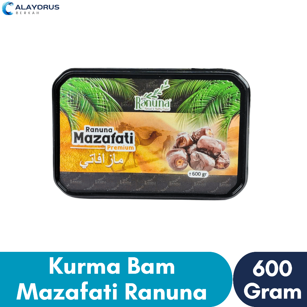 

Kurma Bam Anggur 600 Gram Asli Madinah 100% Original Premium Quality Jumbo Daging Tebal Dan Lembut