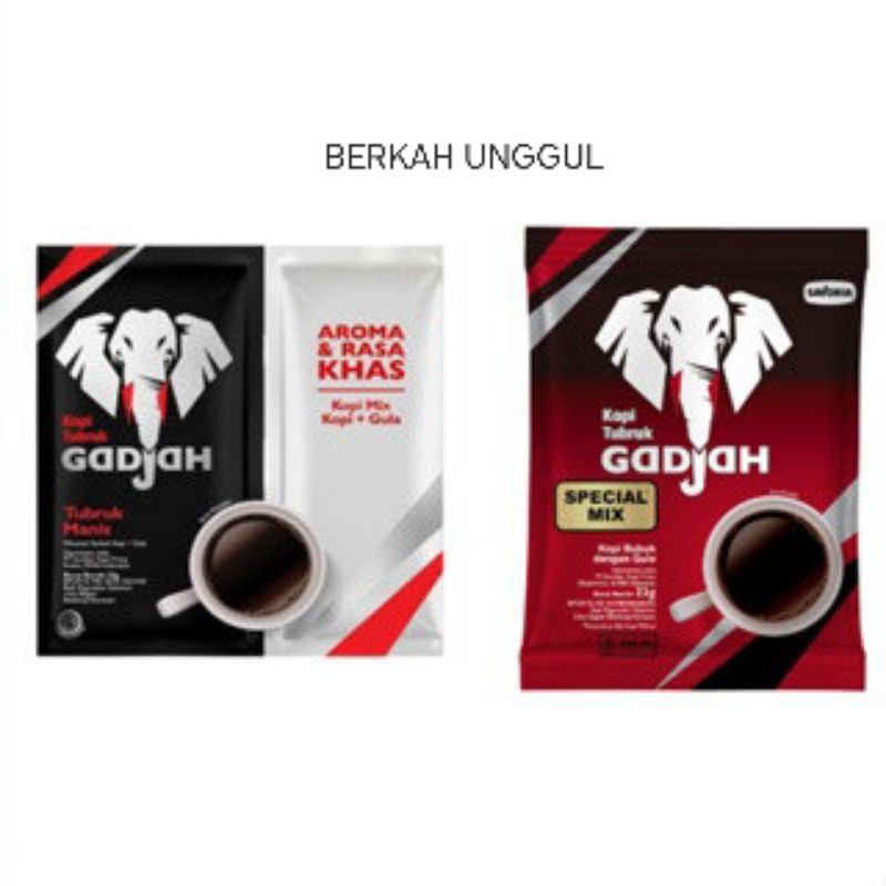 

Kopi Gadjah Special Mix&Gula Terpisah