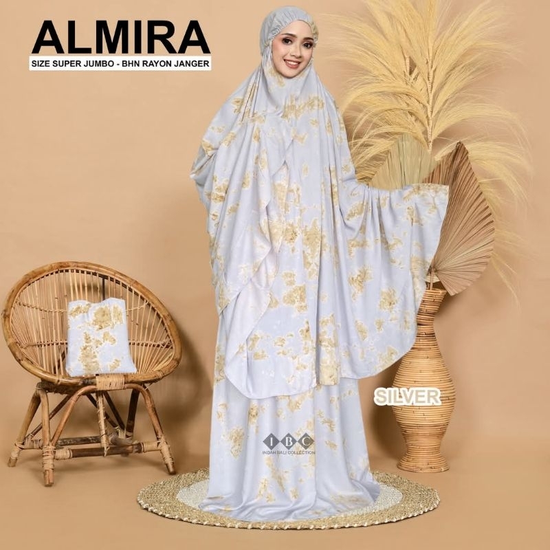 MUKENA BALI MOTIF ALMIRA BALI SUPER JUMBO