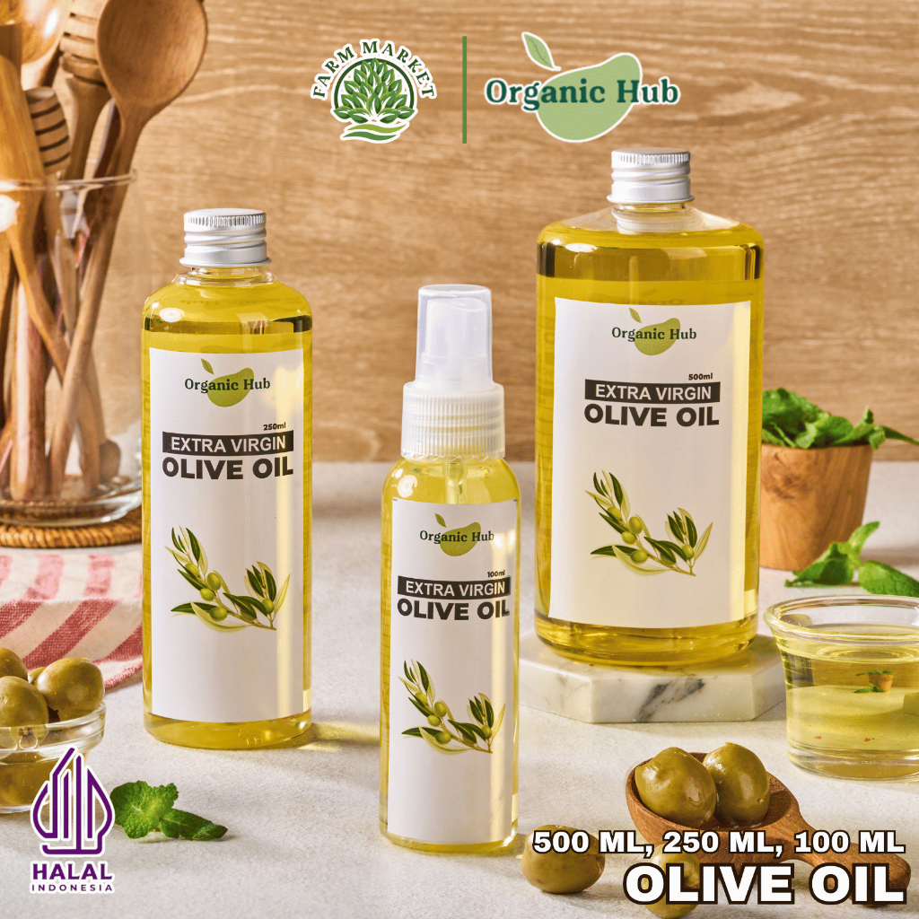 

Organic Hub Minyak Zaitun Dapat Diminum Extra Virgin Olive Oil Organic Premium Murni Asli 100% EVOO