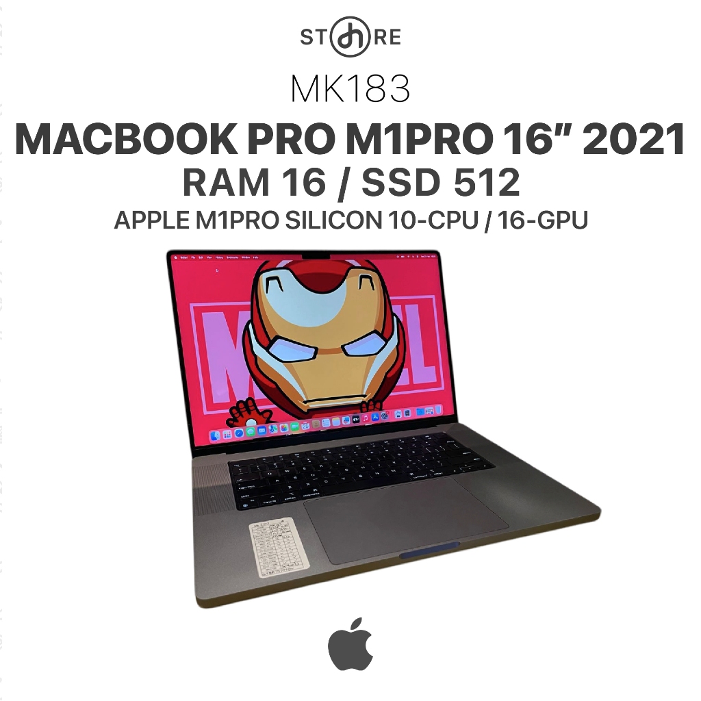 Second , Macbook Pro M1PRO 2021 16" , 16/512 , Grey , MK183