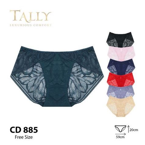 Tally Celana Dalam Brokat Halus Lace Panties - CD 885