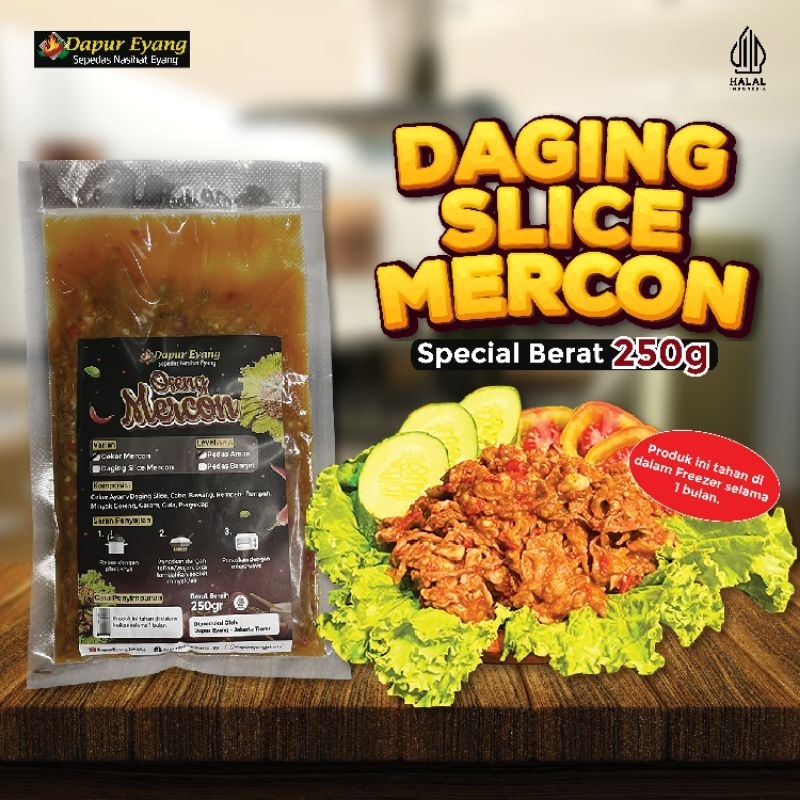 

Oseng Mercon Daging Slice