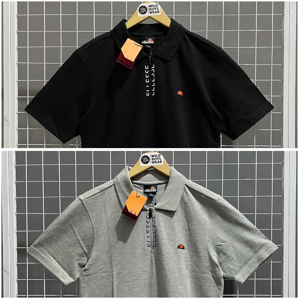 (BEST SELLER) Half Zipper Polo Shirt Ellesse Original