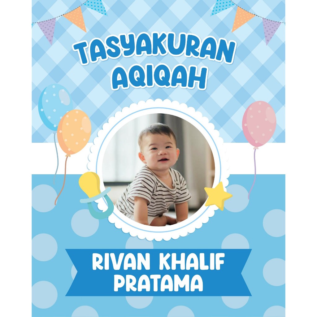 UNDANGAN AQIQAH / UNDANGAN TASYAKURAN AQIQAH / UNDANGAN DIGITAL TASMIYAH AQIQAH 2