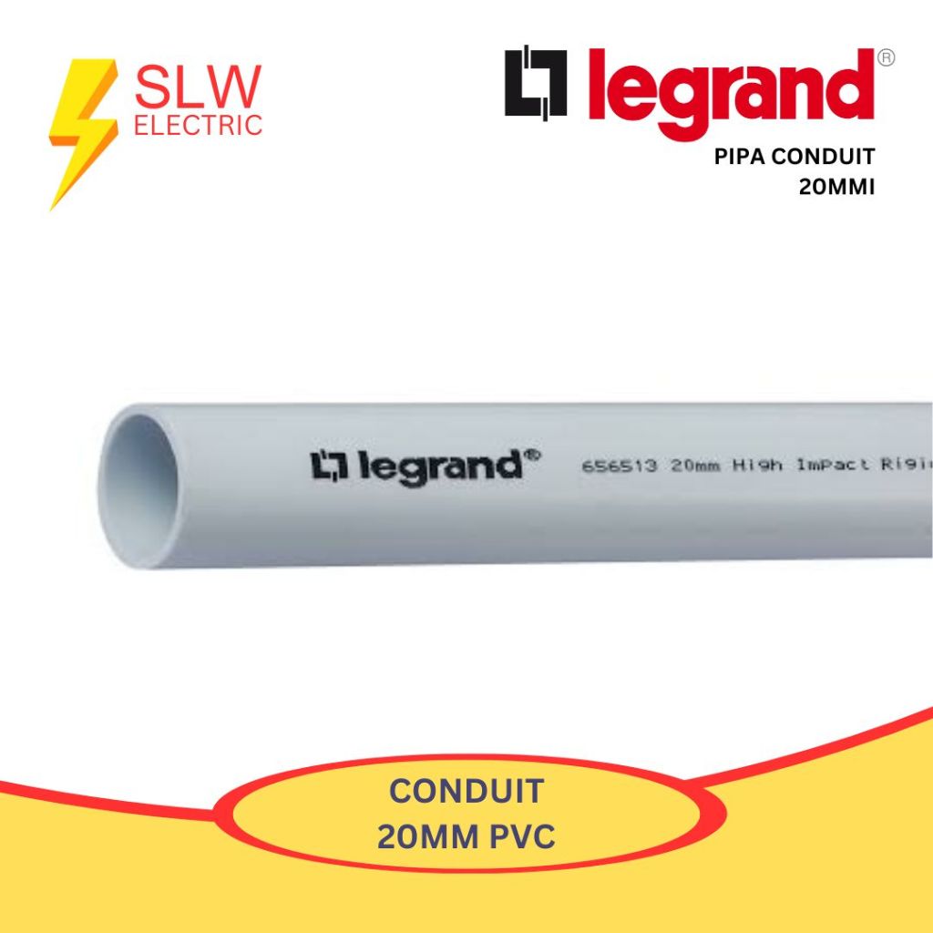 LEGRAND PIPA CONDUIT 20MM PUTIH PIPA LISTRIK PVC