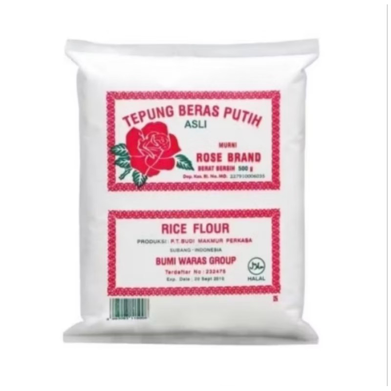 

Tepung Beras Putih Rose Brand 500gr