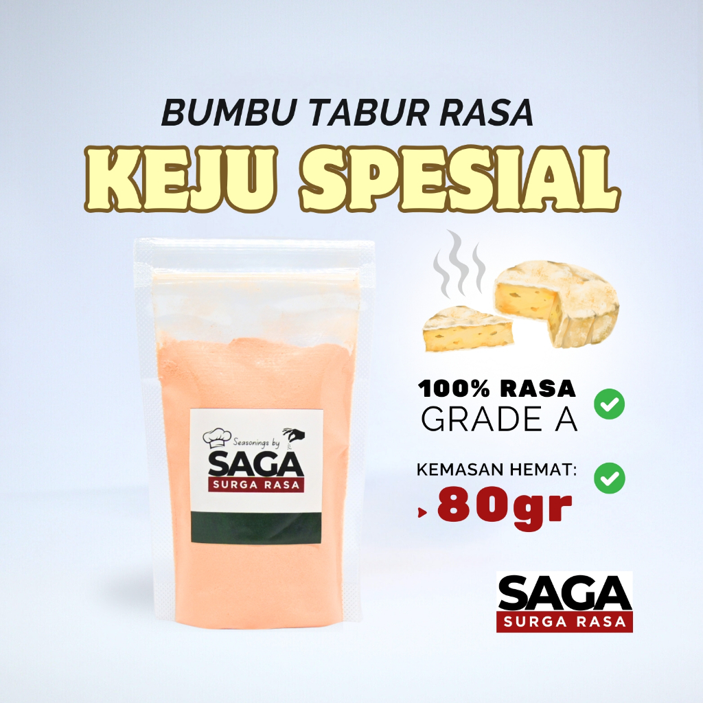 

SURGA RASA Bumbu Tabur Keju - Bumbu Tabur Rasa & Bumbu Keju Bubuk