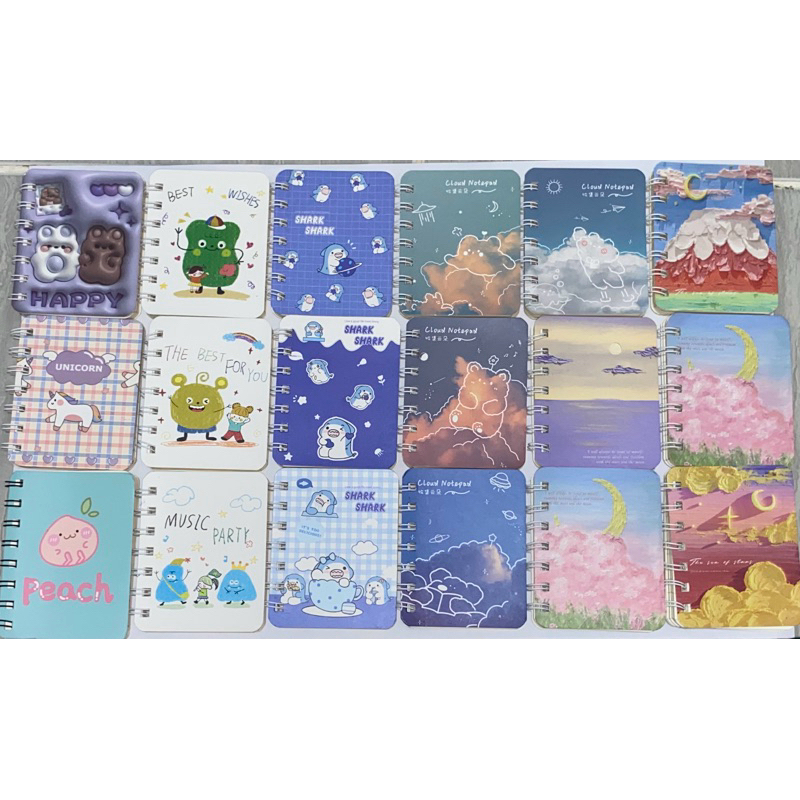 

BUKU TULIS / NOTEBOOK A7 / NOTEPAD / BUKU MINI AESTHETIC