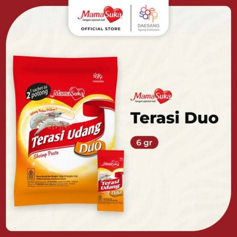 

Terasi udang mamasuka 6gr (20pcs)