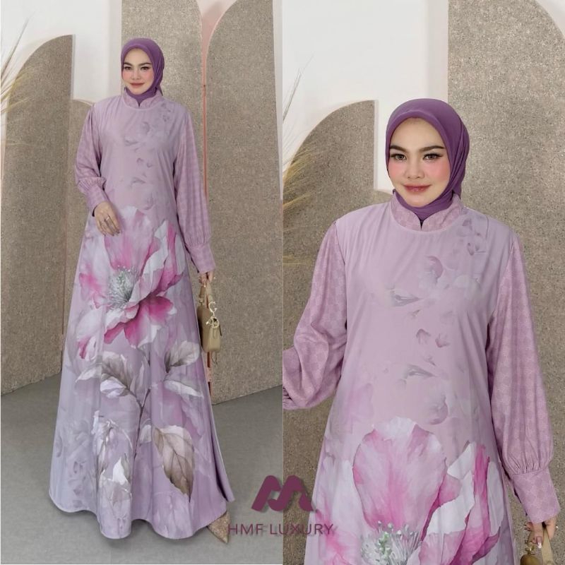 Safani Dan Floria By Hmf Luxury Original Gamis Simple Elegant