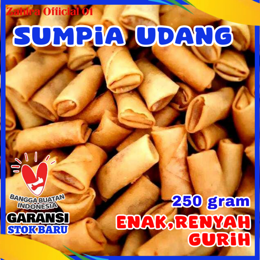 

Sumpia Udang Premium Snack Oleh-oleh Khas Kebumen 250gram