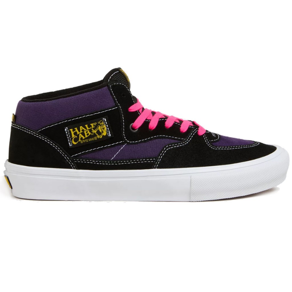 Vans Halfcab Skate Black Purple Original Navya