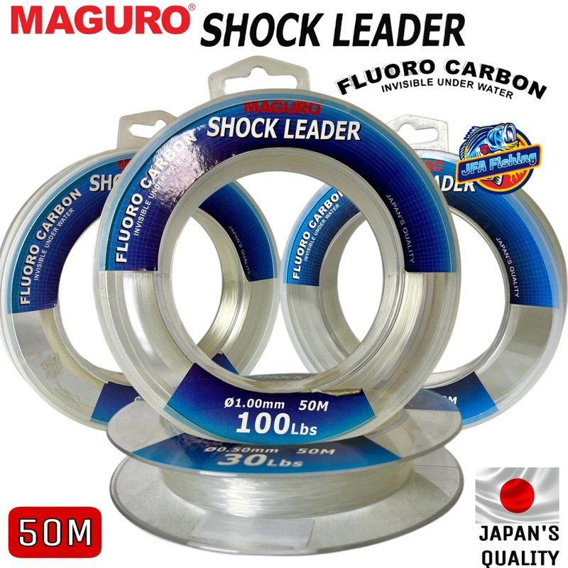 Senar Pancing Leader Maguro SHOCK LEADER FluoroCarbon 50Meter
