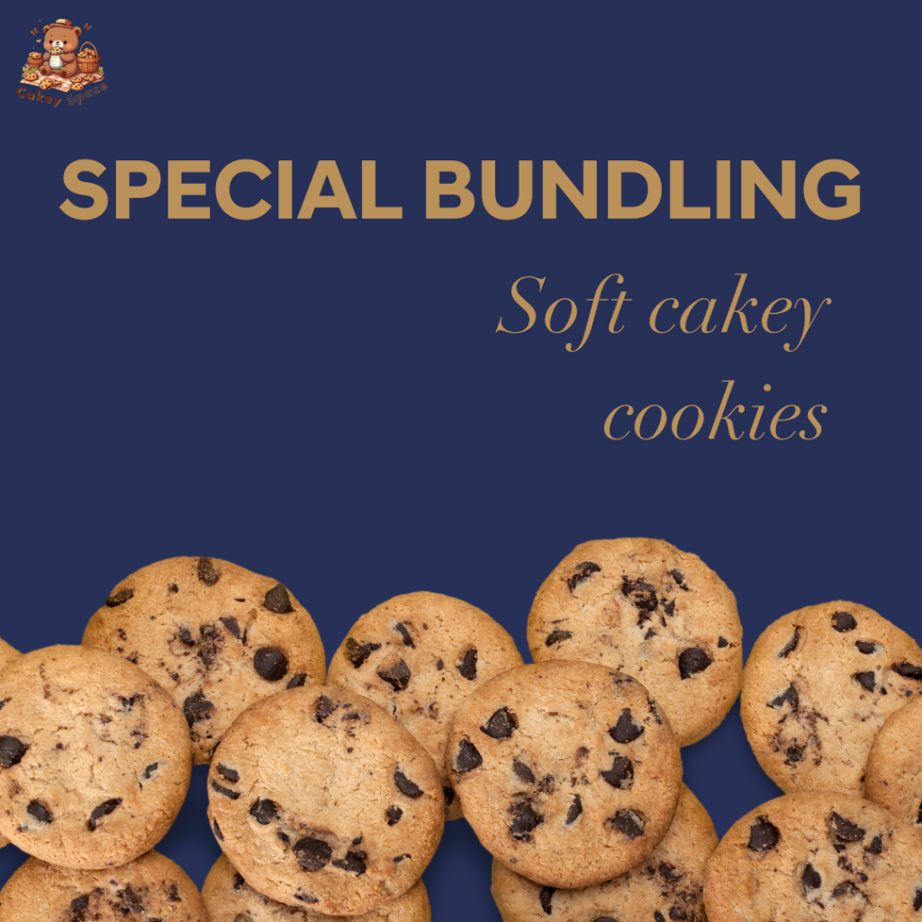

(HAPPY SIZE) BUNDLING 3 SOFT CAKEY COOKIES