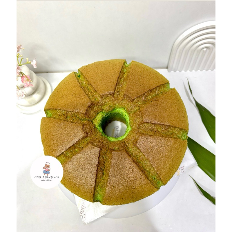 

Pandan Chiffon Cake kue bolu chiffon pandan lembut wangi