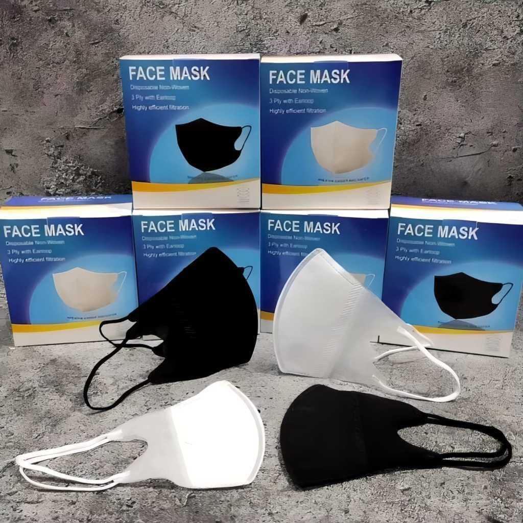 Face Mask Masker Duckbill 3Ply Isi 50 Pcs Termurah