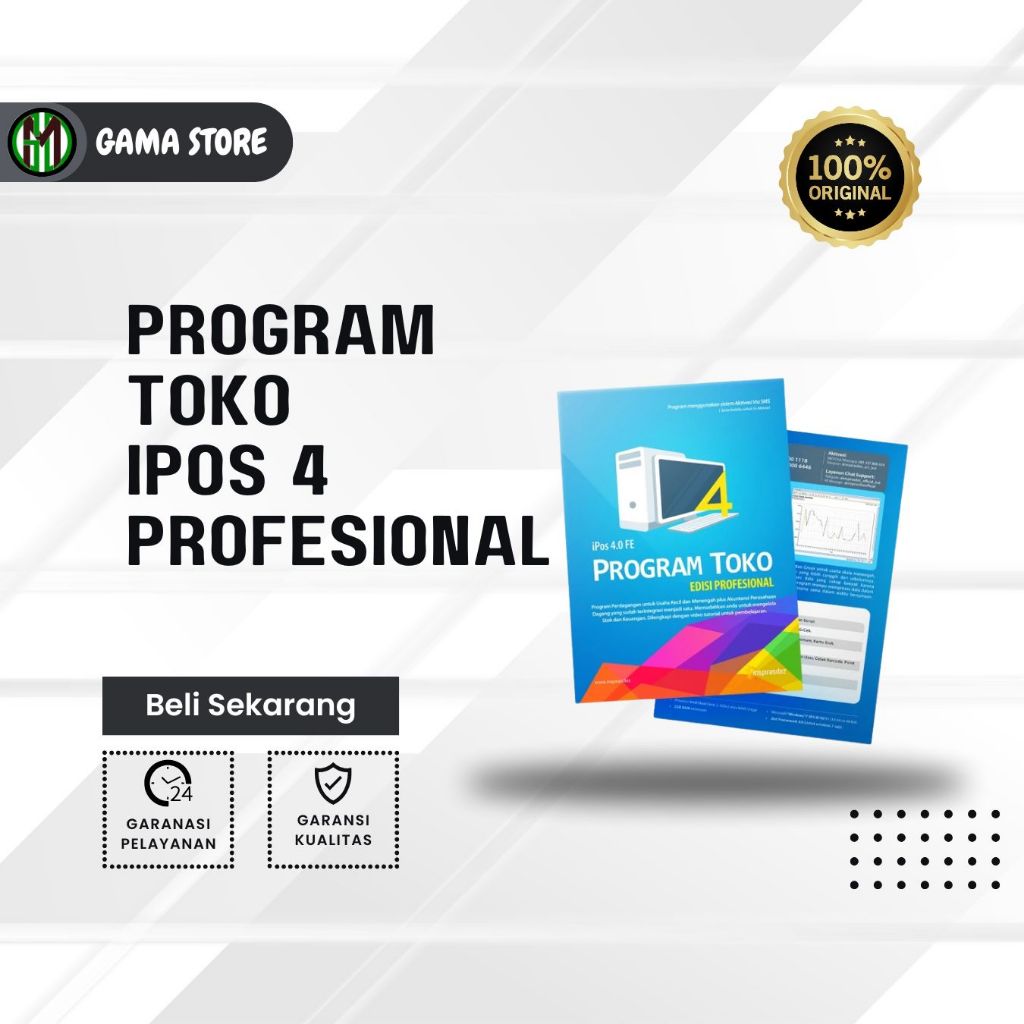 PROGRAM TOKO KASIR IPOS 4 PROFESIONAL FE ORIGINAL