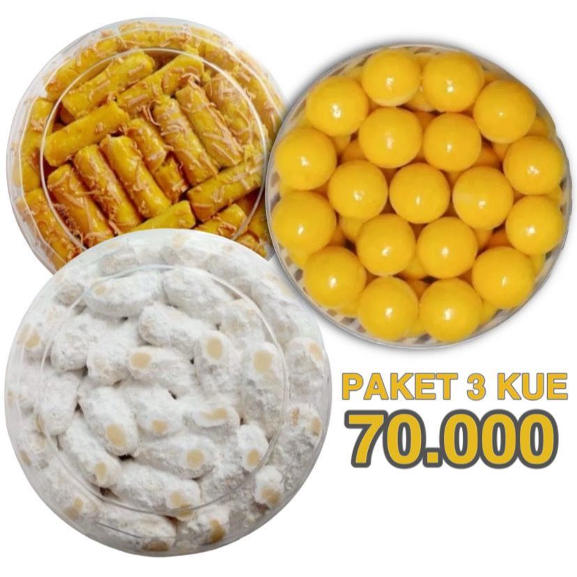 

Paket 3 Kue 70.000 - Kue NASTAR Spesial Keju - NASTAR - KASTANGEL - KUE KERING