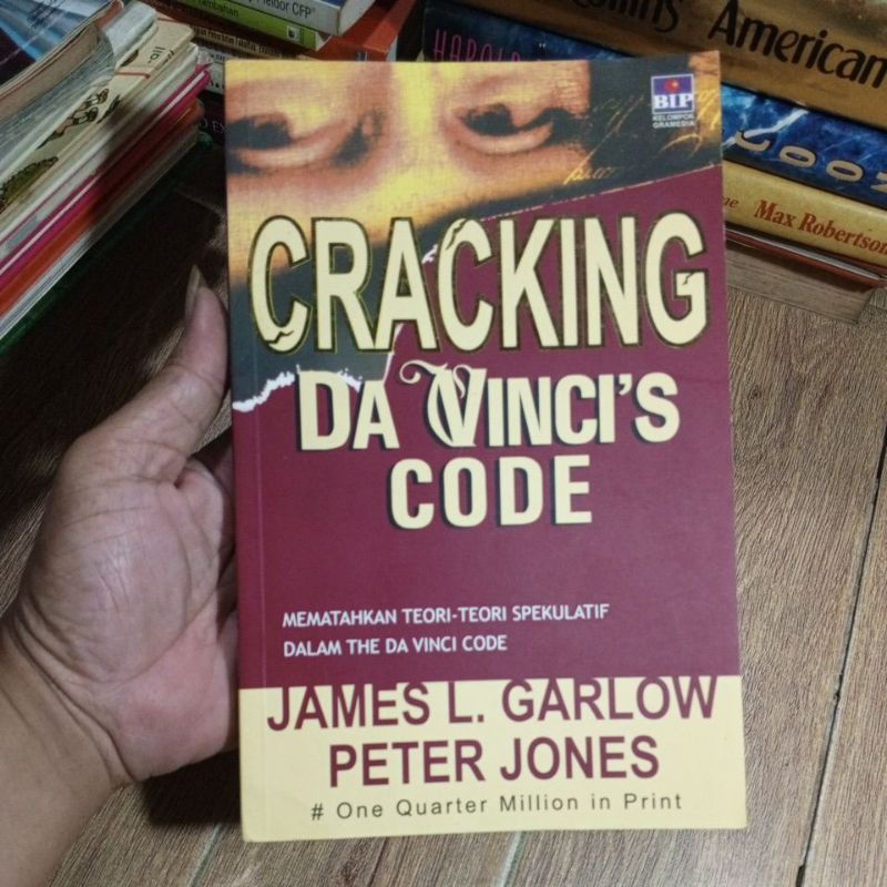 buku CRACKING DA VINCI'S CODE, mematahkan Teori teori spekulatif dlm the da  vinci code, buku kondis