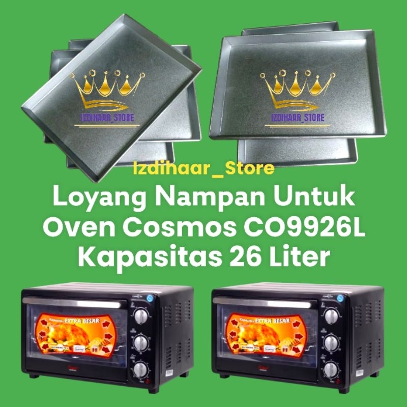 2 Pcs Loyang Oven Cosmos 26 Liter / Oven Cosmos CO9926L / Loyang tray oven cosmos / Loyang oven list