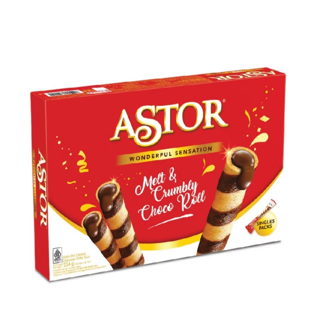

Astor Wafer Roll Festive Box isi 16pcs