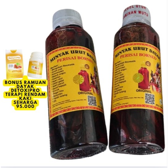 (Paket Ampuh) Minyak Urut Dayak Asli Kalimantan Jaminan Original 100% Uang Kembali