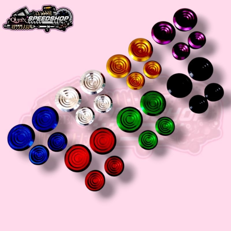 Tutup Rangka Ninja R Tutup Rangka Ninja RR SS Bahan CNC Isi Satu Set 4 Biji