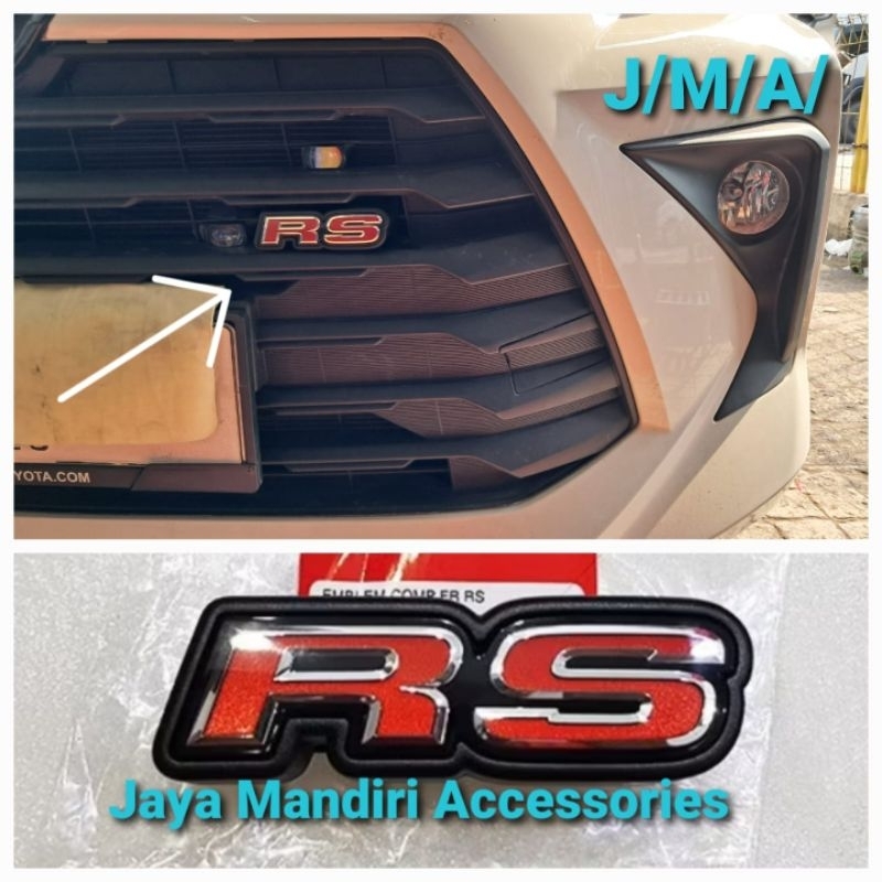 Emblem Logo Grill Rs Avanza 2023 2024 2025