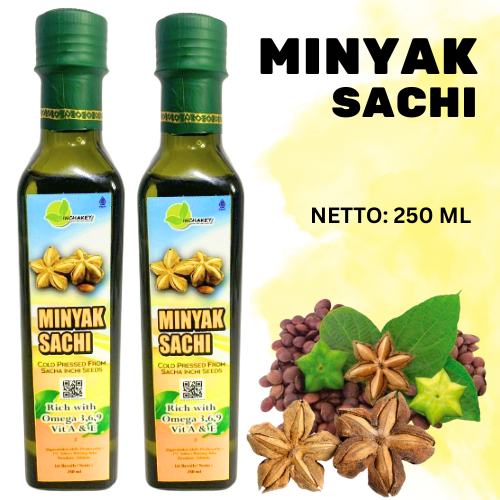 

Minyak Kacang Sacha Inchi Murni Sachi Oil Asli Premium 250ml Minyak Herbal Original Premium