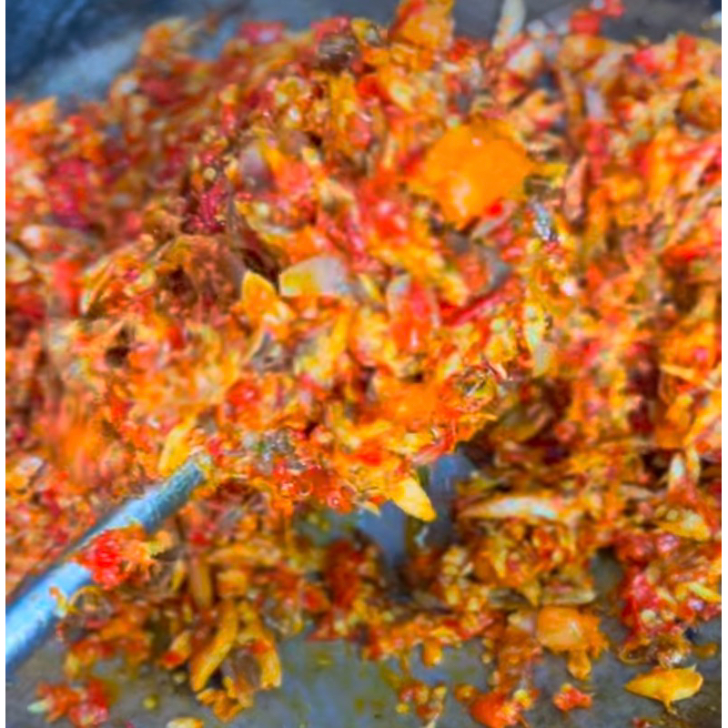 

cakalang asap sambal merah