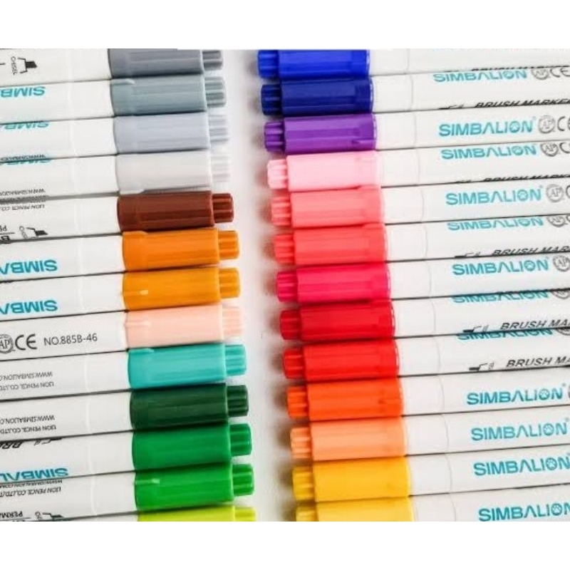 

BELI 1 GRATIS 1 SIMBALION PERMANENT BRUSH MARKER SPIDOL WARNA KUAS GAMBAR PERMANEN