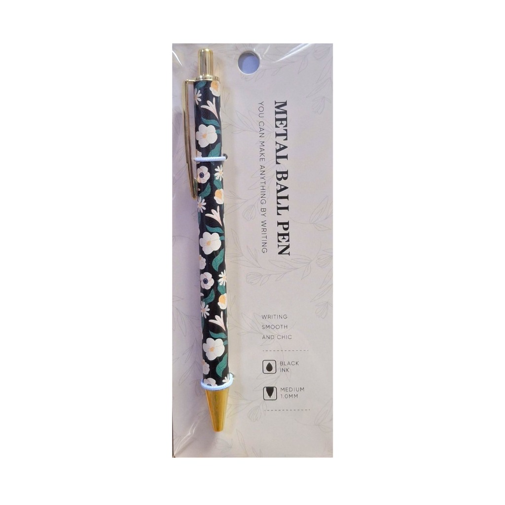 

Gramedia Jayapura - KaKo Click Pen Metal Flower Black White kkflw-01