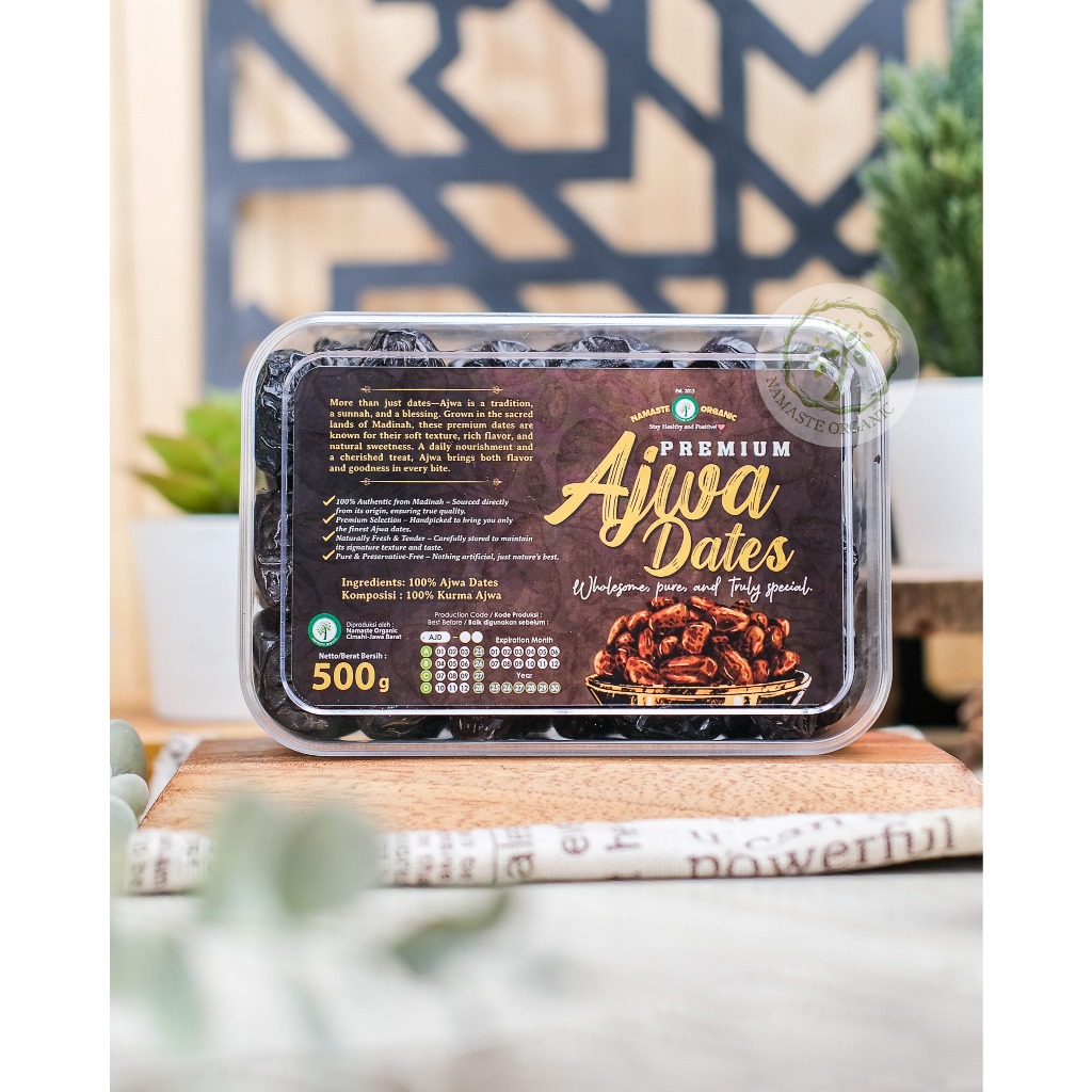 

KURMA AJWA PREMIUM ASLI MADINAH 500GR
