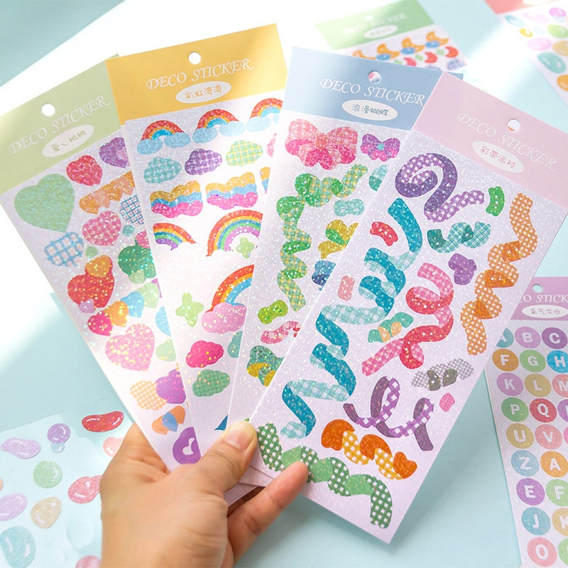 

Rainbow House Diary Deco Stickers