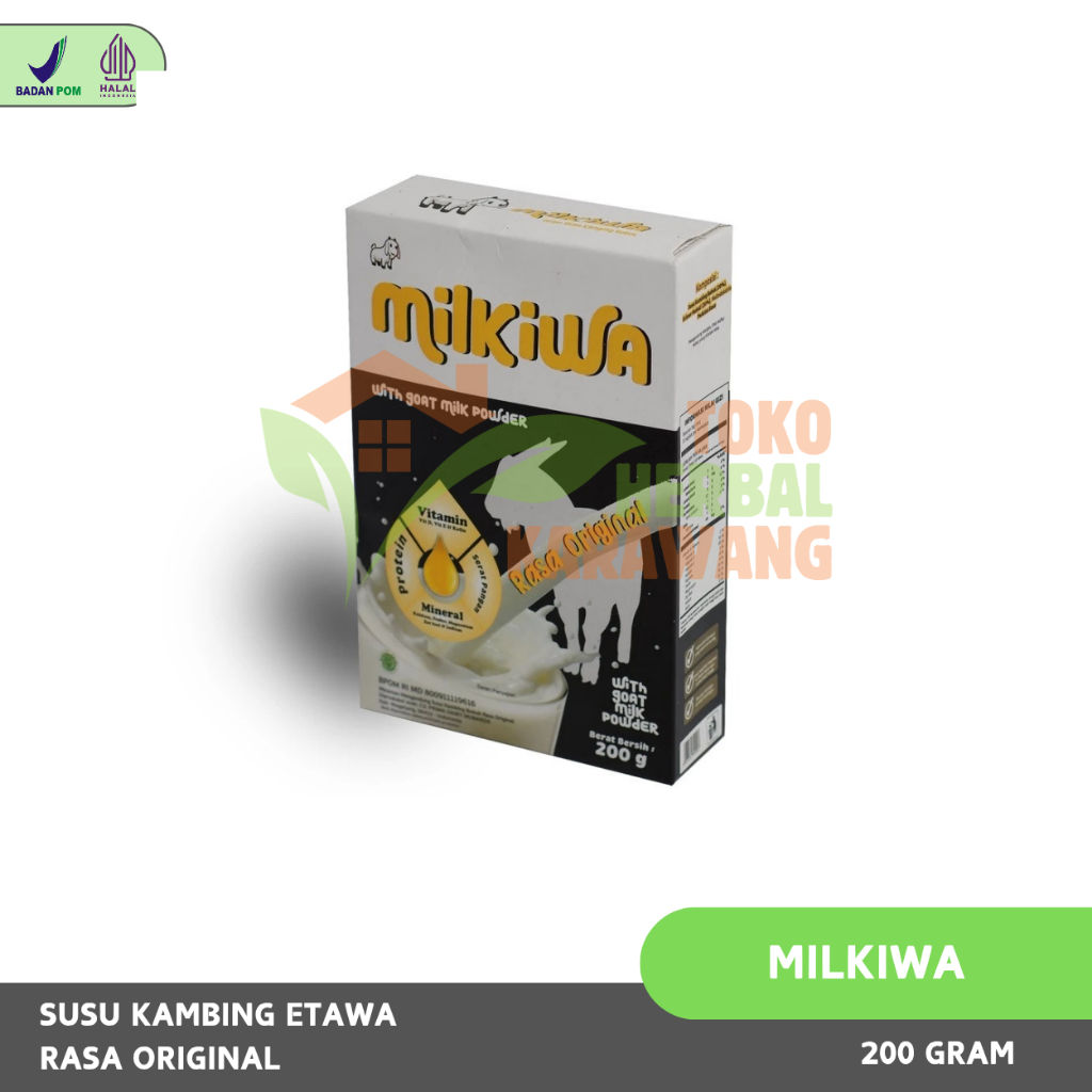 

Susu MILKIWA – Susu Kambing Etawa Rasa Original Isi 200gr
