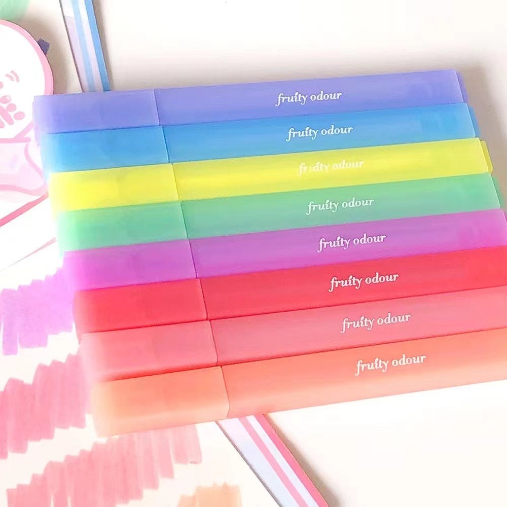 

Winzige 12 warna Stabilo Pastel Highlighter Aesthetic Journal Marker Pen Alat Tulis Pena Spidol School Study Stuff Stationery Korea