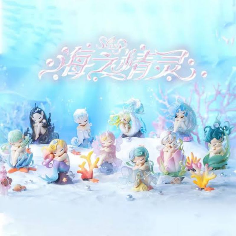 (selected) Sleep Elves Sea Ocean Blind Box Original 52 Toys Blindbox Ori 52Toys