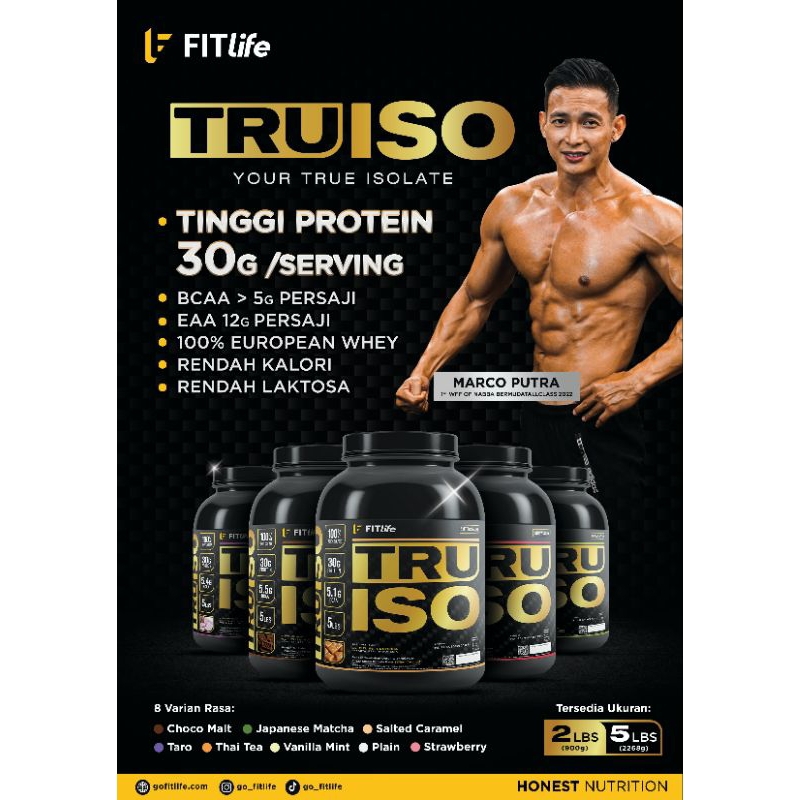 Fitlife Truiso 2 lb 5 lb whey isolate tru iso wpro iso upgrade