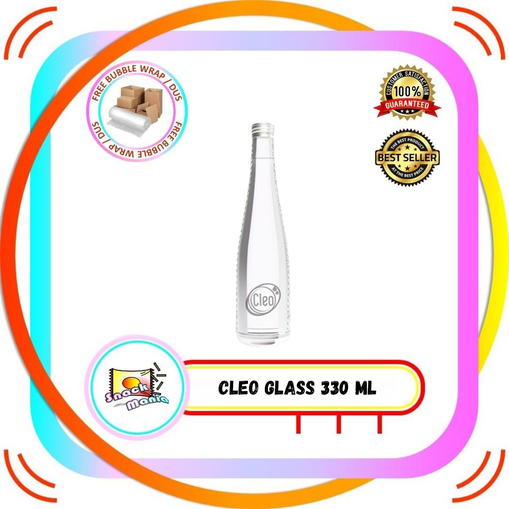 

Cleo Air Mineral Glass Bottle 330 ml ~ Botol Kaca