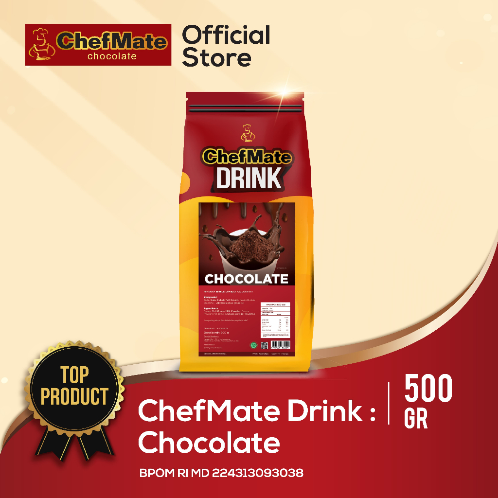 

CHEFMATE CHOCO DRINK 500 GR READY STOCK