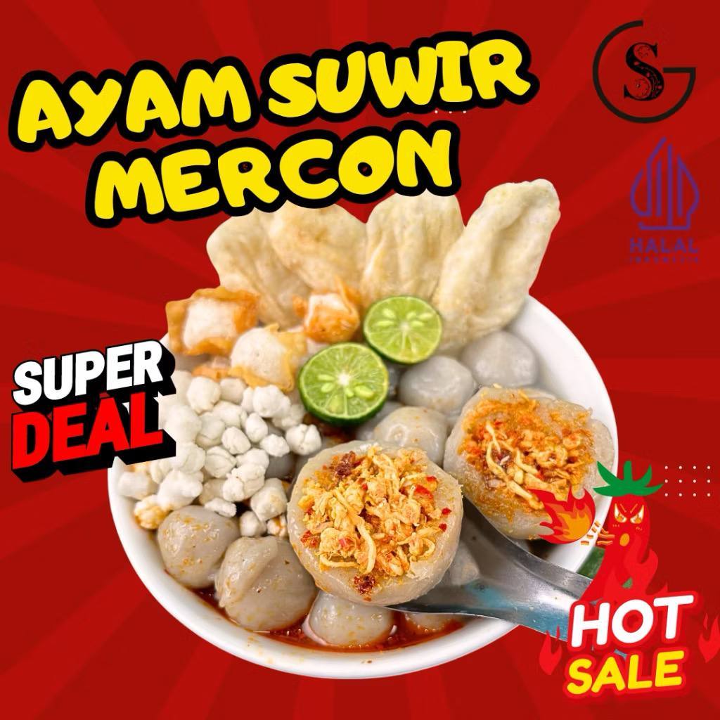 

1 PCS BASO ACI AYAM SUWIR PEDAS FOOD KALDU PEDAS - EKONOMIS
