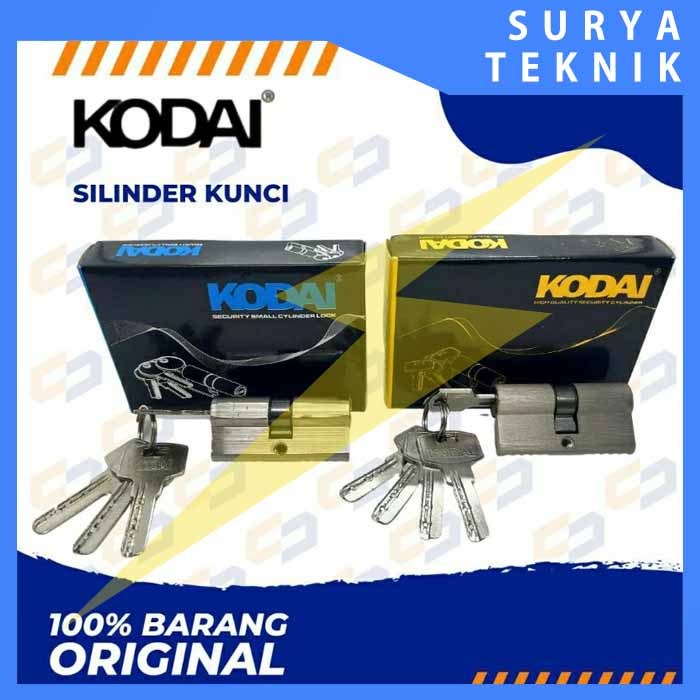 Silinder / Cylinder Kunci / Pintu Kodai Kuningan Kecil / Besar KODAI