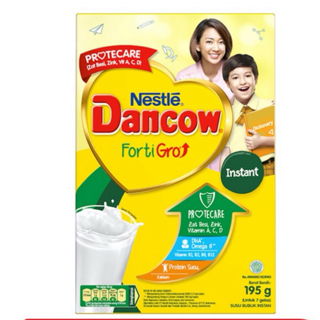 

Nestle Dancow FortiGro Susu Bubuk Instant 195gr