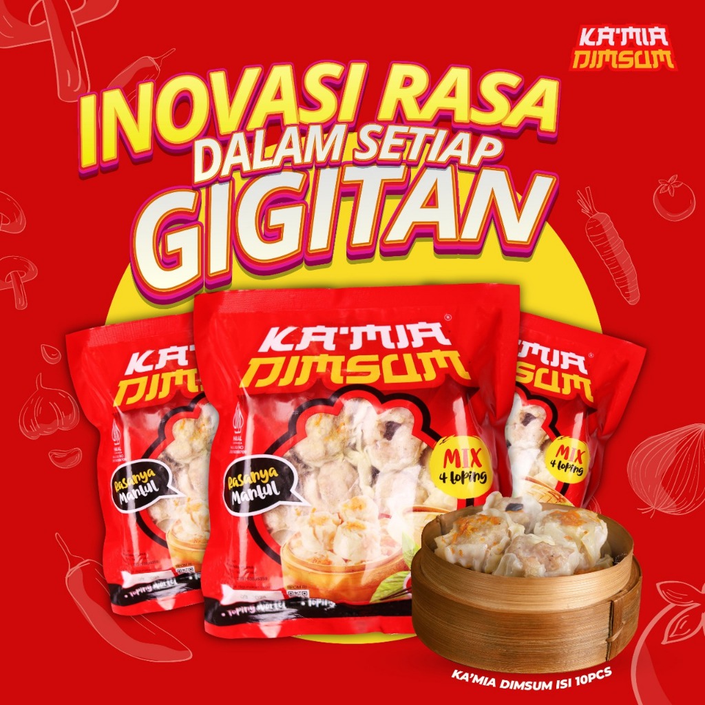 

KAMIA - Dimsum Kamia Premium Mix Isi 10pcs | Frozen Food