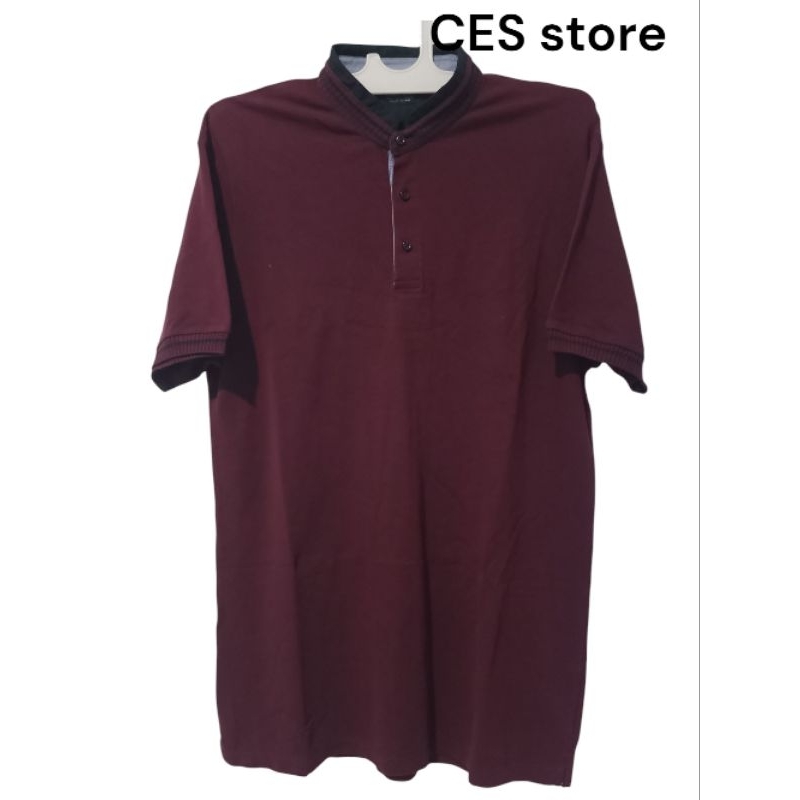 kaos kerah baju fashion casual pria zara man