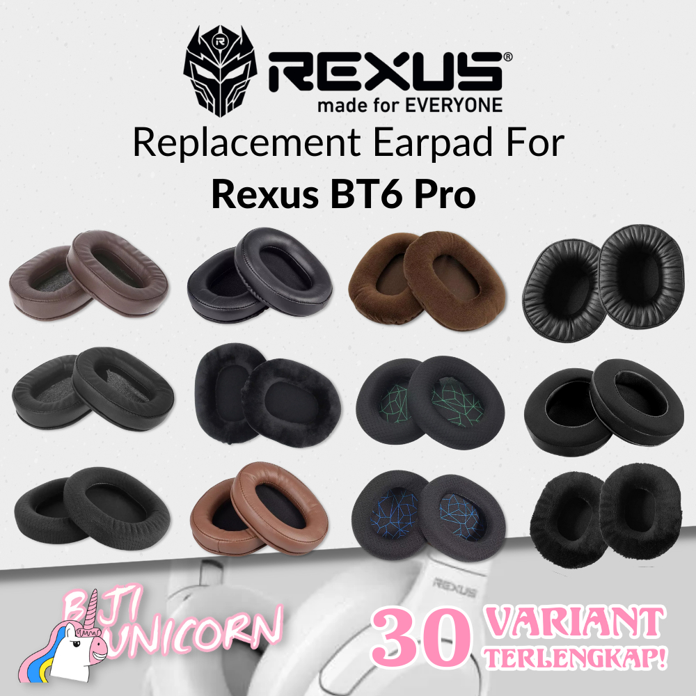 Earpad Earcup Ear Cushion Rexus BT6 Pro BT 6 BT-6 Bantalan Busa Foam Pad